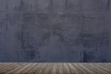 boş oda ile grunge duvar