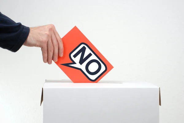 Verkiezing - ik nee zeggen! — Stockfoto