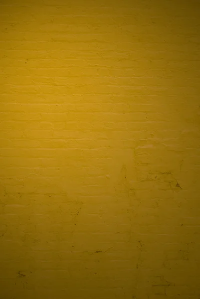 Yellow orange brick wall — Stock Photo, Image