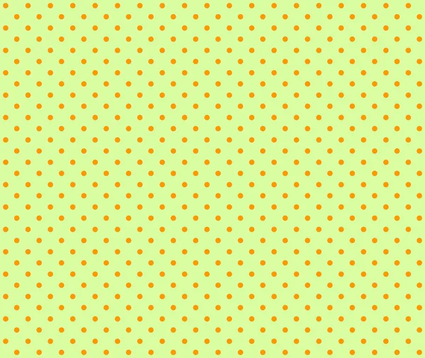 オレンジ色のドットと明るい緑の背景 — ストック写真