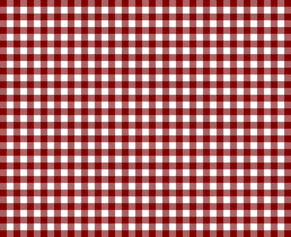 Checkered tradiontal tablecloth pattern red and white — Stock Photo, Image