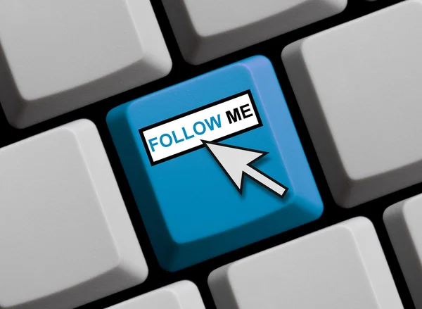 Computer toetsenbord - Follow Me — Stockfoto