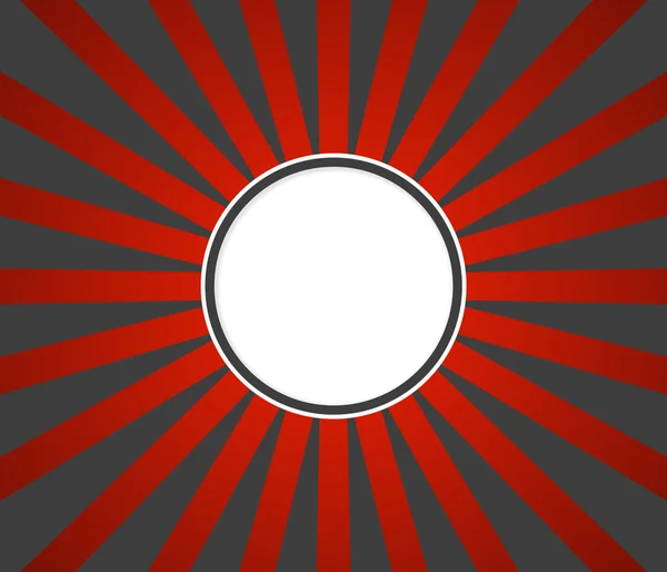 Paprsek vzor červená šedá s Copy prostor — Stock fotografie