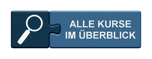 Puzzle Button tous les cours donne une vue d'ensemble allemand — Photo