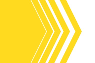 Sarı ve beyaz renkli ok deseni