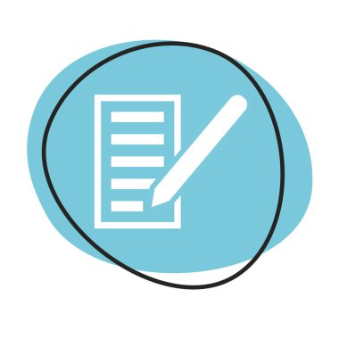 Beyaz simgeli mavi ağ düğmesi: Düzenle