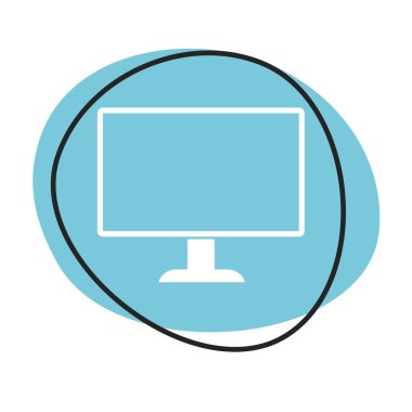 Beyaz simgeli mavi ağ düğmesi: İzle