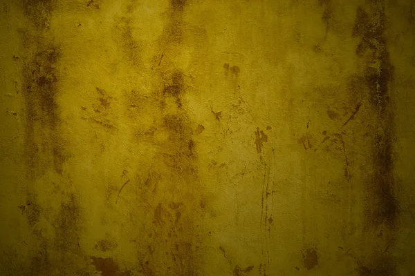 Parede grunge amarelo — Fotografia de Stock