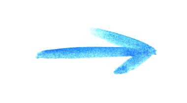 Mavi ok resminin çizimi