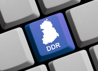 Bilgisayar klavye - anahat Gdr germanyum