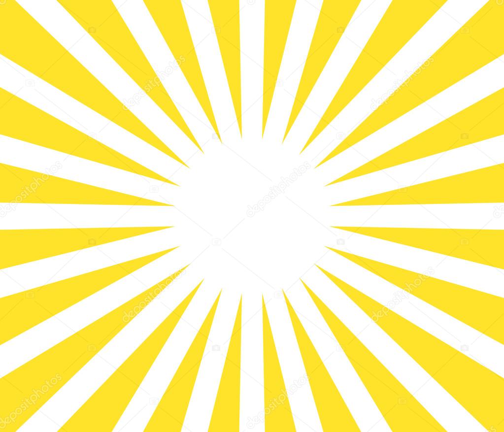 Yellow White Stripes with Star Pattern