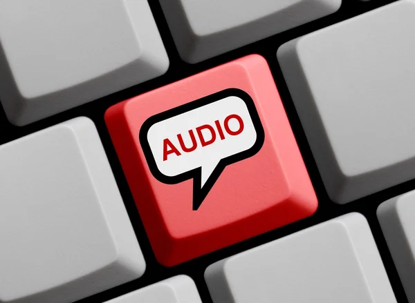 Computer Keyboard - Audio — Stock Photo, Image