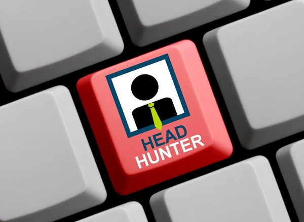 Teclado de ordenador - Headhunter —  Fotos de Stock