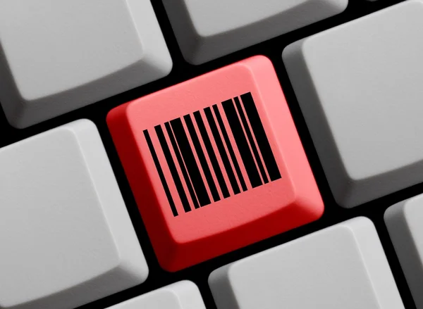 Barcode-Symbol online — Stockfoto