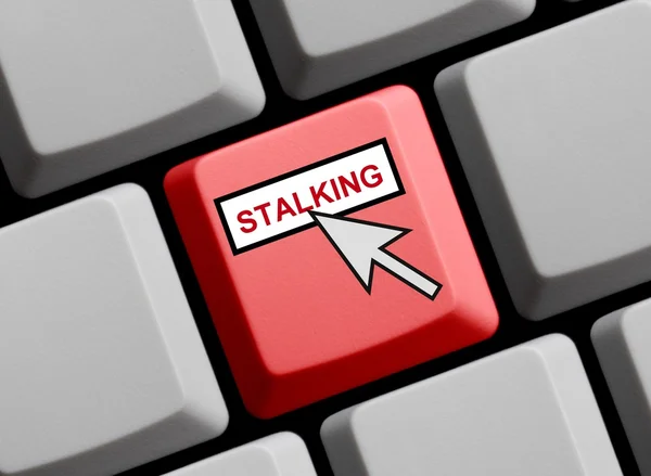 Tastatură computer: Stalking — Fotografie, imagine de stoc