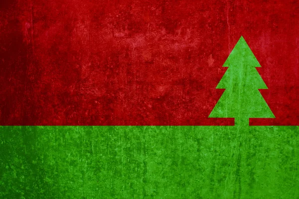 Grunge Noel arka plan kırmızı yeşil — Stok fotoğraf