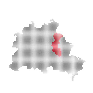 Piksel harita Berlin - Lichtenberg