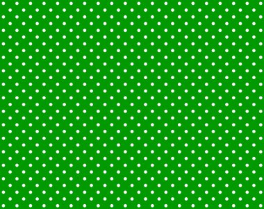 Polka dot arka plan yeşil ve beyaz