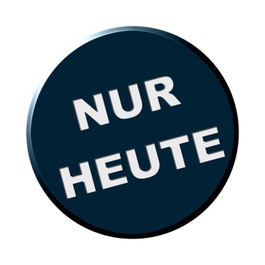 Yuvarlak düğmesi yalnızca bugün Alman