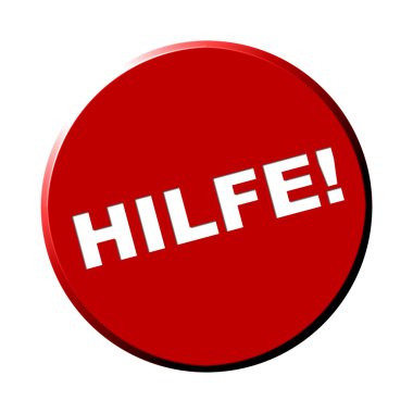 Yuvarlak Alman Yardım düğmesi