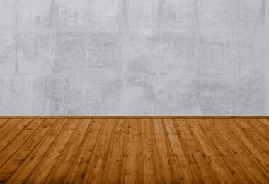 Ahşap zeminli boş oda