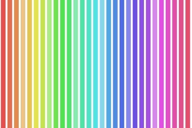 Rainbow çizgili beyaz