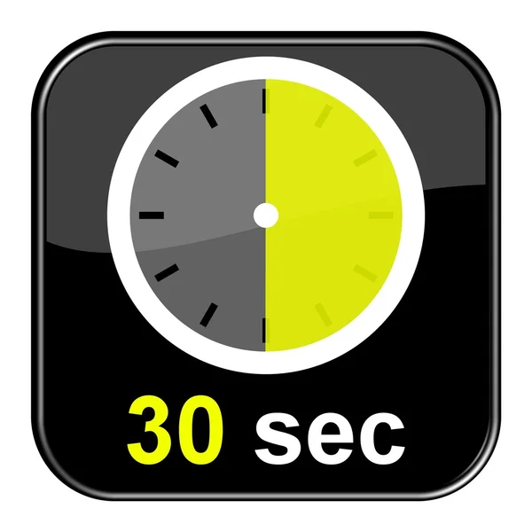 Bouton de chronomètre 30 secondes — Photo