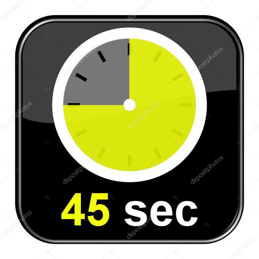 Stopwatch Button 45 seconds