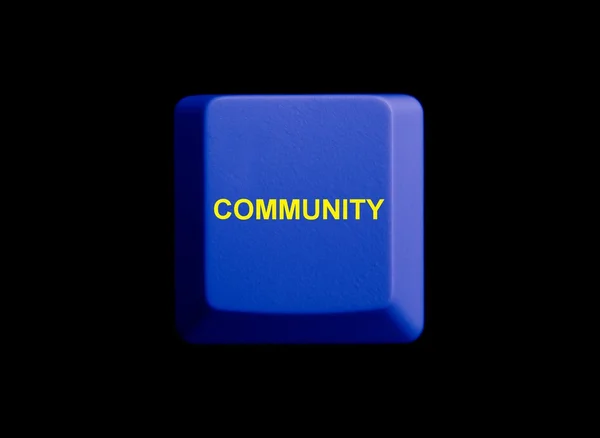 Komputer klucz Wspólnoty — Zdjęcie stockowe
