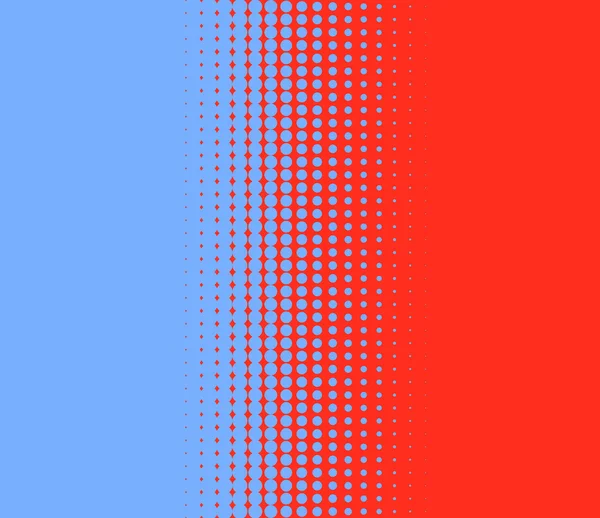 Transition of dots red blue