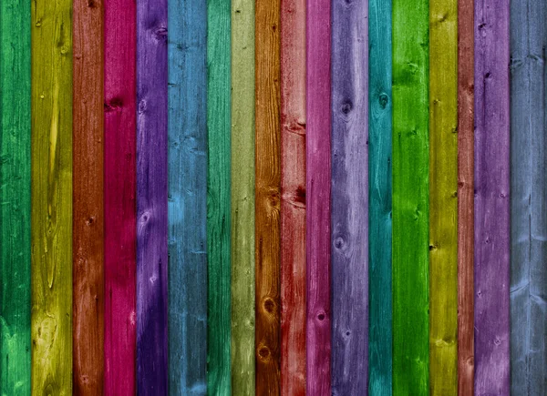 Colorful wooden planks — Stock Photo, Image