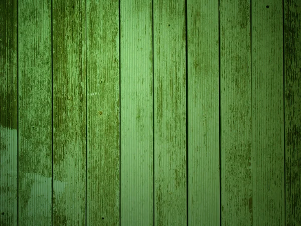 Weatherd yeşil ahşap — Stok fotoğraf