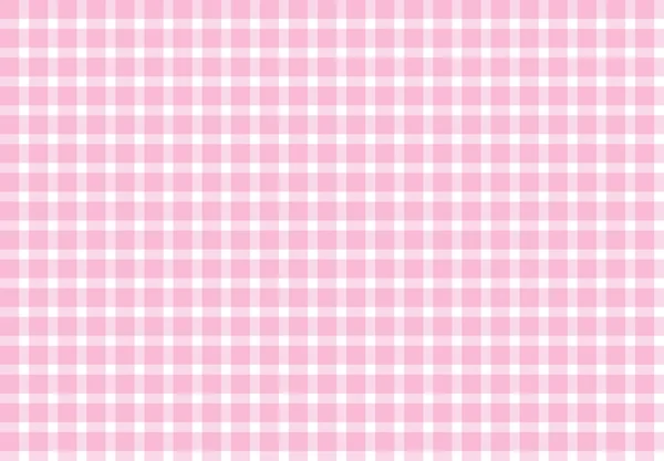 ピンクの白いテーブル クロス — ストック写真