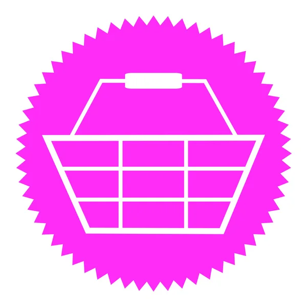 Botão mostra cesta — Fotografia de Stock
