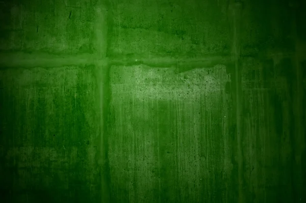 Grunge fondo - Pared verde desigual — Foto de Stock