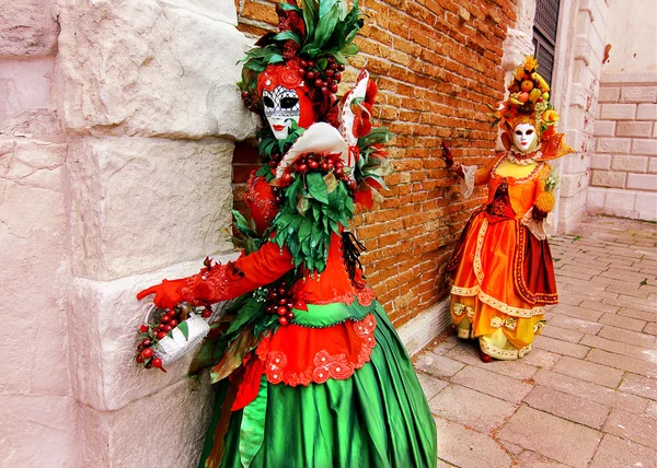 Masque de Venise sur famus carnaval . — Photo