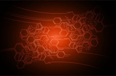 Siber devre gelecekteki teknoloji kavramı