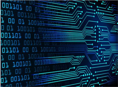 Siber devre gelecekteki teknoloji kavramı