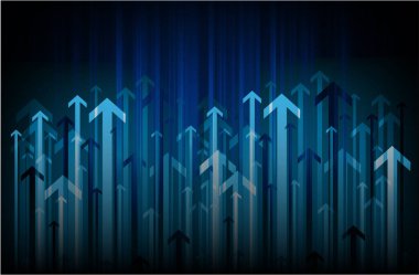 Oklarla soyut arkaplan