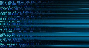 Mavi siber devre gelecekteki teknoloji konsepti