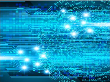 Siber devre gelecekteki teknoloji kavramı