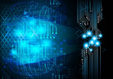 Siber devre gelecekteki teknoloji kavramı