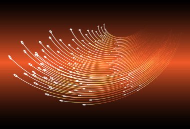 Mavi siber devre gelecekteki teknoloji konsepti