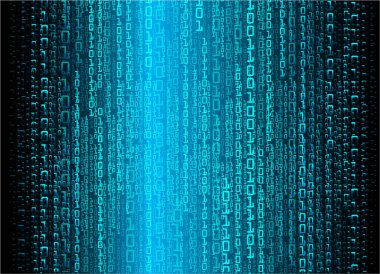 Mavi siber devre gelecekteki teknoloji konsepti