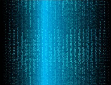 Mavi siber devre gelecekteki teknoloji konsepti