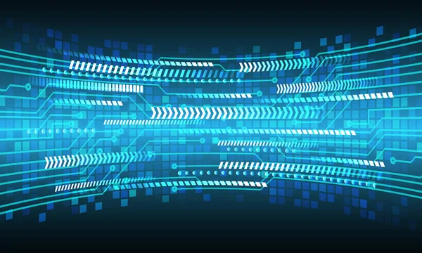 Mavi siber devre gelecekteki teknoloji konsepti