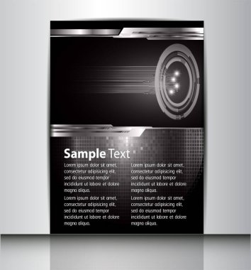 Mavi siber devre gelecekteki teknoloji konsepti