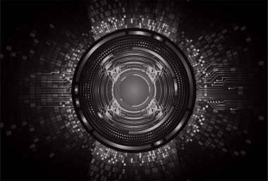 Fütürist teknolojiye sahip soyut arkaplan