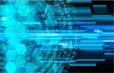 Siber devre gelecekteki teknoloji kavramı