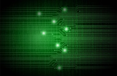 Siber devre gelecekteki teknoloji kavramı